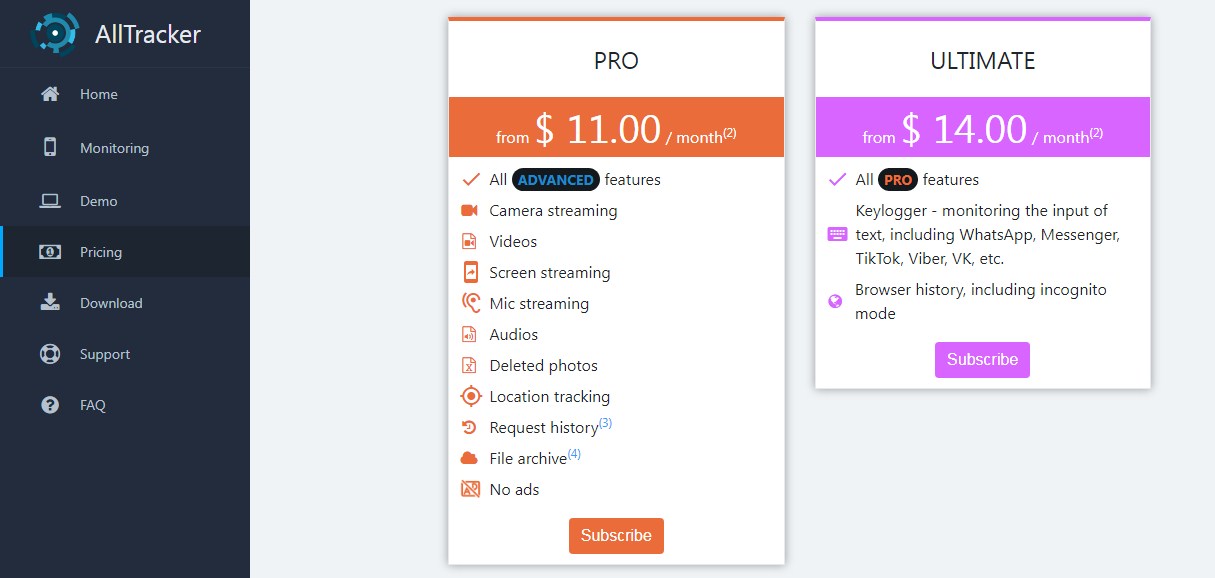 Cara Berlangganan Aplikasi Alltracker Ultimate Langkah 2