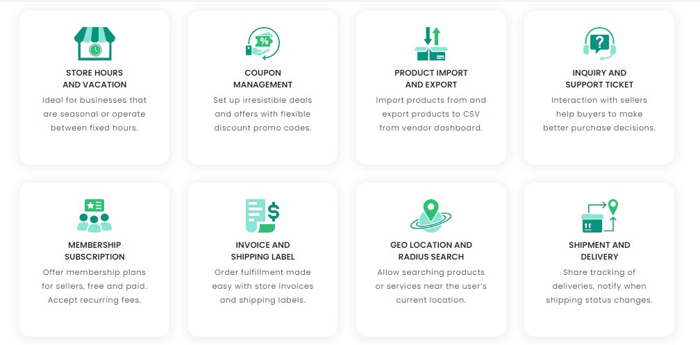 Fitur Plugin WCFM Marketplace Dari WCLovers