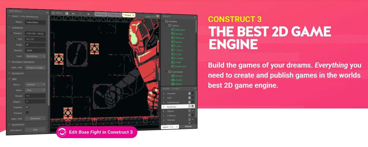 Kelebihan dan Fitur Software Construct 3
